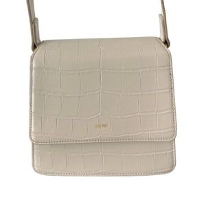 JW PEI Women's FAE Vegan Leather Crossbody - Ivory Croc